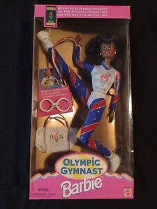 Barbie Olympic Gymnast African American Barbie 1996