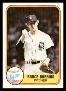 1981 Fleer #477 Bruce Robbins Detroit Tigers Baseball card - Picture 1 of 2