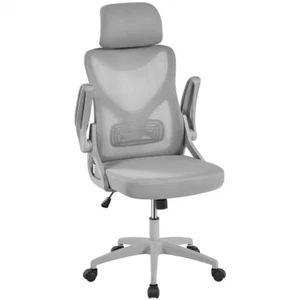 High Back Mesh Office Chair Ergonomic Desk Chair W/Headrest Adjustable Armrests - Picture 1 of 39