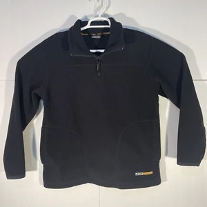 Vintage Oakley Software 1/4 Zip Fleece Mens Small Black Jacket Pullover Y2K VTG - Picture 1 of 6