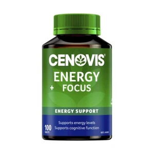 Cenovis Energy + Focus Tablets with Vitamin B1 & Gingko , Brahmi 100 Expired - Picture 1 of 2
