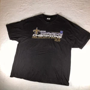 New Orleans Saints 2009 NFC Champions Team Apparel T-Shirt Größe XXL 2XL - Bild 1 von 8