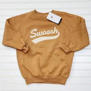 NWT Nike Kids Sportswear Club Fleece Oversized Crew-Neck Sweatshirt - Picture 1 of 5