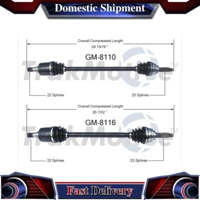 Соединение переднего приводного вала оси CV TrakMotive для Chevrolet Sprint 1987 1988 - Изображение 1 из 3