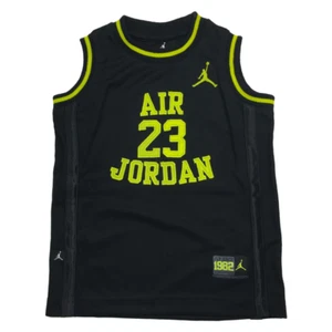Nike Air Jordan 23 Basketball Boys Jersey Youth Size XS Black Volt Green NWT - Picture 1 of 10