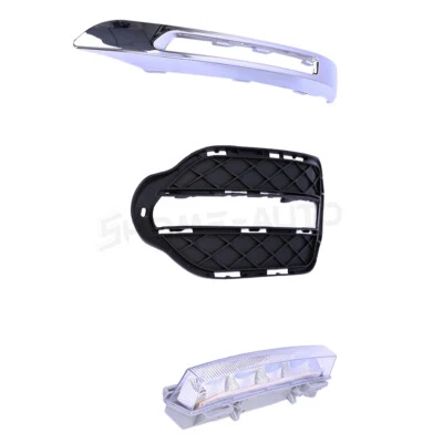 New 3Pcs Left Front Fog Driving Light For Mercedes Benz X204 GLK350 2013-2015 - Image 1 of 4