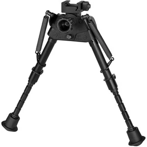 HARRIS S-BRMP Bipod w/ Notched Legs, Picatinny Rail Mount, Extends from 6" to 9" - Picture 1 of 7