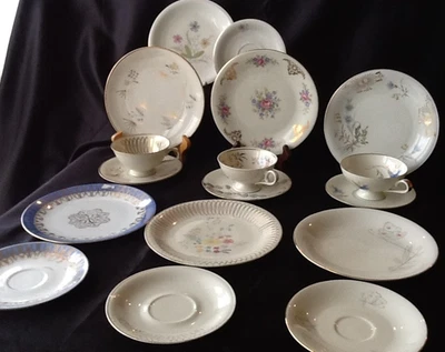 Alka, Bavaria Kronenlogo und mehr, Gedeck Sammelgedeck Mix Konvolut 17 Teile - Bild 1 von 4