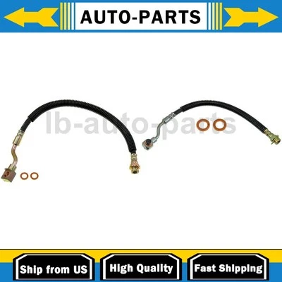 2x Manguera de freno trasera para Chevrolet Silverado 3500 2001-2006 8,1 L Foto 1 de 4