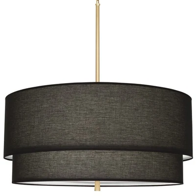 Robert Abbey Decker M BLK Pendant Decker 3 Light 30"W Pendant - Brass - Image 1 of 4