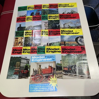 Model Engineer hobby vintage 25 Magazines Vol 138 1972 Collection job Lot Set - Image 1 of 2