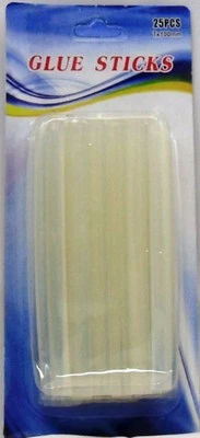 Palos de pegamento, paquete de 24, paquete de 24 palos de pistola de pegamento caliente, palos de pegamento de fácil fusión, paquete de 24 Foto 1 de 3