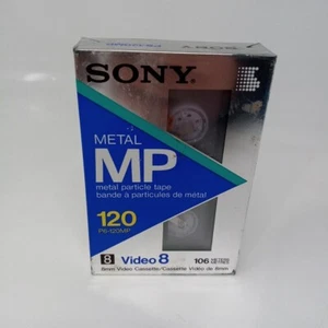 Sony 120 Metal Particle MP 8mm Video Cassette Tape P6-120MP New Sealed - Picture 1 of 3