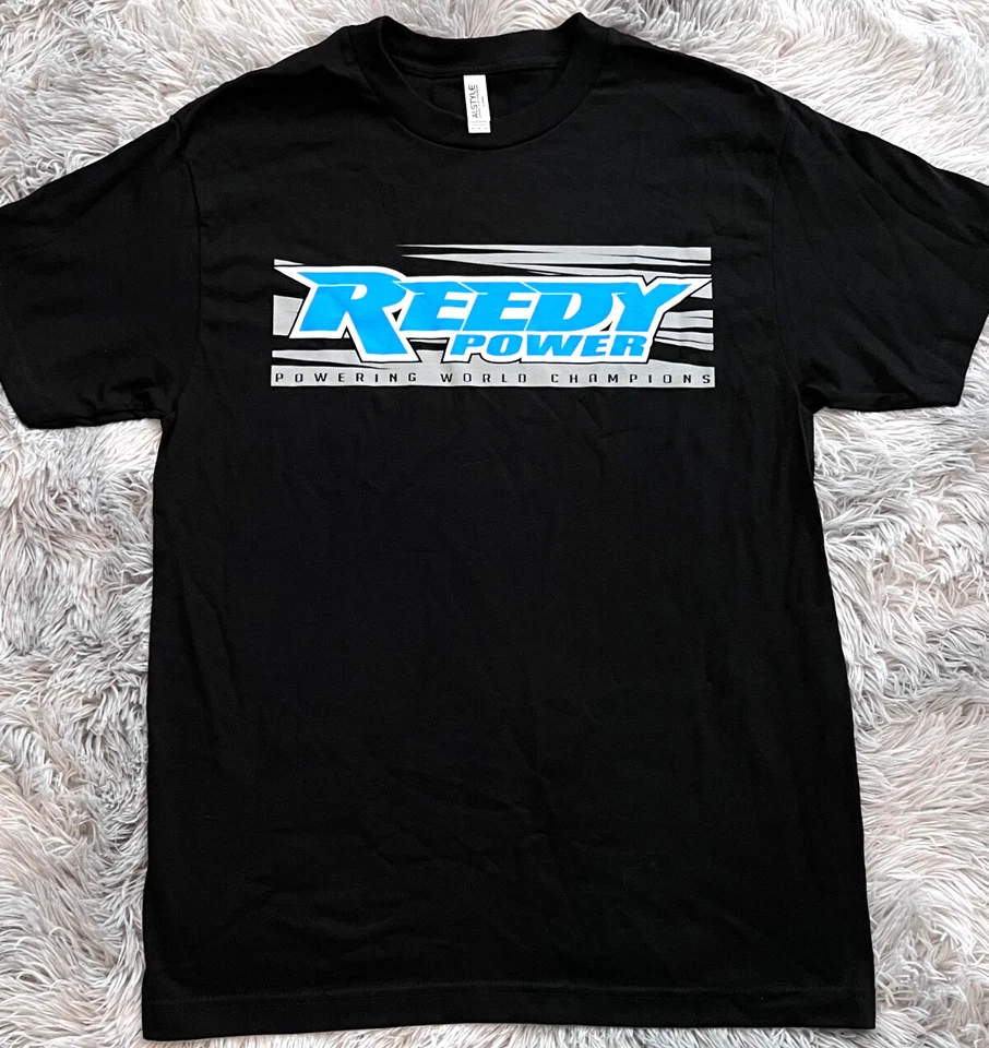 NUEVA Camiseta Negra Para Hombre Reedy Power RC, Talla Mediana - Camisa Buggy Racing Foto 1 de 4