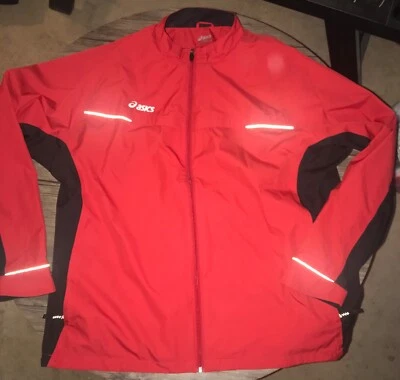 Chaqueta grande para hombre Asics 3XL roja nueva sin etiquetas Foto 1 de 4