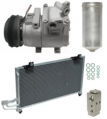 Kit de compresor de aire acondicionado RYC Reman con condensador EG186 para Kia Spectra 1.8 2004 carrocería antigua Foto 1 de 4