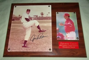 Johnny Podres ~ Brooklyn Dodgers (WSMVP) Philadelphia Phillies ~ Signed Plaque - Picture 1 of 5