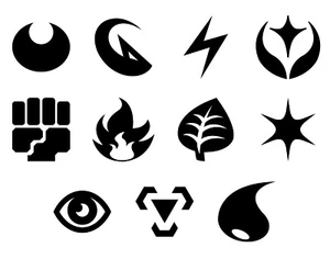 Pokémon TCG Energy Symbol Logo Vinyl Decal Art for Cars Windows Laptops - Picture 1 of 23