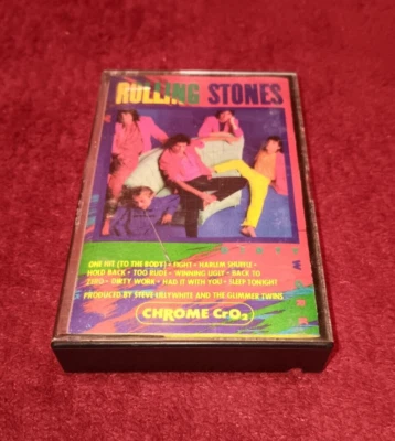 Rolling Stones Dirty Work Cassette Tape Chrome OCT 40250 Tested Read - Image 1 of 4