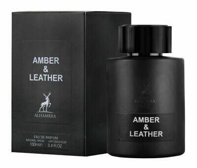 Amber & Leather Maison Alhambra Eau De Parfum Spray 3.4 Oz 100ml New Sealed USA • 35.85$