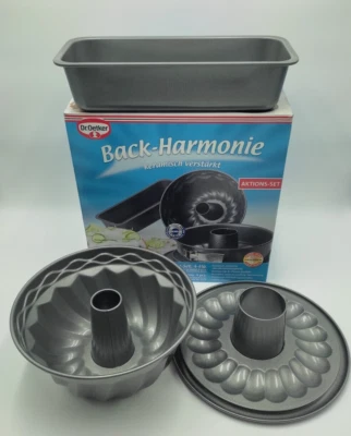 Backformen Dr. Oetker 3 Teile BACK HARMONIE Antihaftbeschichtung Unvollständig - Bild 1 von 4