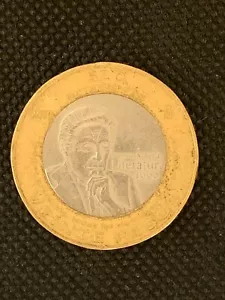 OCTAVIO PREMIO NOVEL 2010 BIMETALIC MEXICAN COIN $20 PESOS RARE & VERY SCARCE - Picture 1 of 2