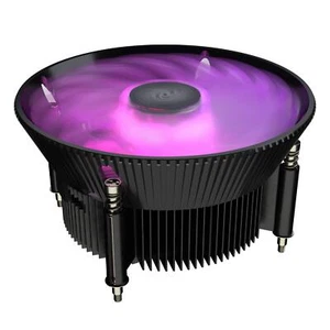 i71C RGB Intel Low-Profile CPU Air Cooler, Anodized Black Aluminum Fins, Copp... - Picture 1 of 11