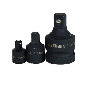 3pc Impacted Impact Socket Adapter Adaptor Reducer Set 3/4" - 1/4" Drive - Picture 1 of 3