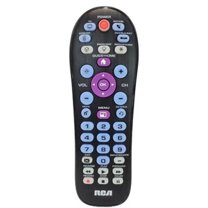 Mando a distancia universal RCA RCR414BHE 4 dispositivos para TV, SAT/CBL, STREAM, DVD/BLU-RAY - Imagen 1 de 7