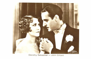 John Gilbert-Dorothy Sebastian  *   Original Ross Postkarte Postcard * RO-16-f