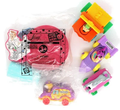 Lote de juguetes de colección Hannah Barbara Racers - Supersónicos, Picapiedra, Oso Yogui, Top Cat JIB Foto 1 de 4