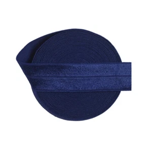 Fold Over Elastic Bands Shiny FOE 3/4" 20mm Dress Sewing Trims 50 100 Yard Spool - Picture 1 of 52