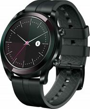 Huawei Watch GT Elegant 42,8mm Cassa Nera, Cinturino Nero Sportivo di Silicone, Smartwatch