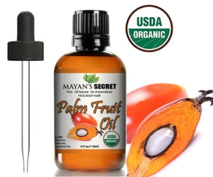 Mayan's Secret Organic Red Palm Fruit Oil 4oz - Cold Pressed for Cooking & Skin - Picture 1 of 5