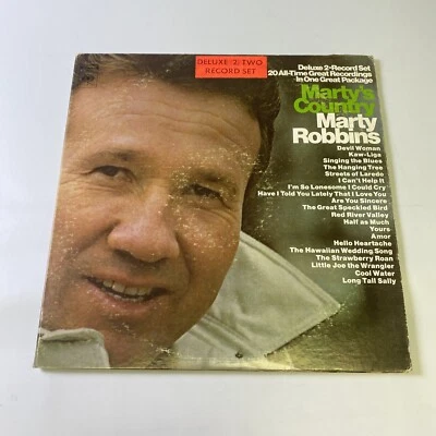 MARTY ROBBINS Deluxe 2-Vinyl LP Set MARTY'S COUNTRY - Image 1 of 4