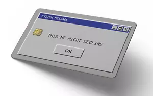 Windows Error Credit Card Skin, Debit Card Covering - Picture 1 of 1