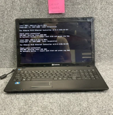 Gateway P5WS6 Laptop 💻 Built-In Webcam + AC Adapter Charger – Black Notebook PC - Image 1 of 4