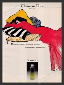 Christian Dior 1980s Print Advertisement Ad 1983 Perfume Dioressence - Picture 1 of 1