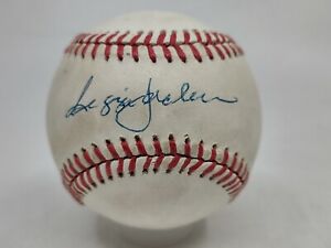 Reggie Jackson HOF A's Yankees Signed OAL Baseball AUTO JSA COA