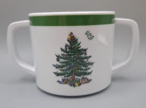 Spode Christmas Tree Child’s Two Handled Mug & Fork/Spoon Set(1991) - Picture 1 of 5