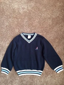 Neu mit Etikett Gymboree maritimes Segelboot marineblauer Pullover 3 - Bild 1 von 5