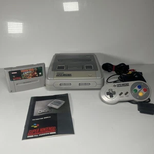 Super Nintendo SNES Console PAL Bundle NBA VGC Tested Working - Picture 1 of 11