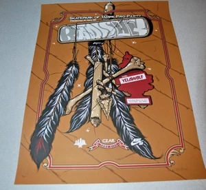 Todd Bratrud Skatepark of Tampa 2011 Screen Print Poster Nike SB Cigar czar SIGN - Picture 1 of 3