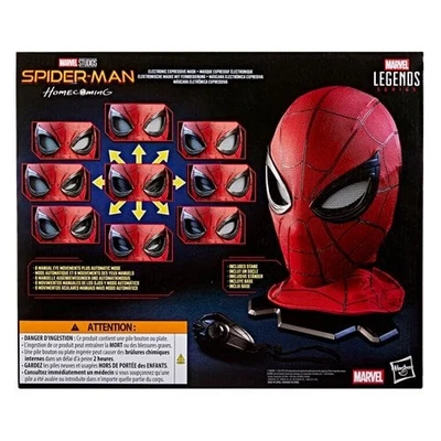 ¡EN STOCK! Máscara Expresiva Electrónica Spider-Man Homecoming Marvel Legends Hasbro Foto 1 de 4