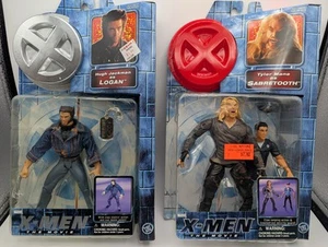 Marvel X-Men: The Movie - Logan and Sabretooth Figures - Toy Biz 2000 NOS - Picture 1 of 7