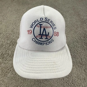 Vintage Los Angeles Dodgers Hat Cap Snap Back MLB World Series Champions 1988 - Picture 1 of 9