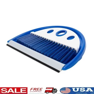 Portable Dust Pan & Whisk Broom Combo W/ Hanger Hole RV Travel Cleaning New - Picture 1 of 13