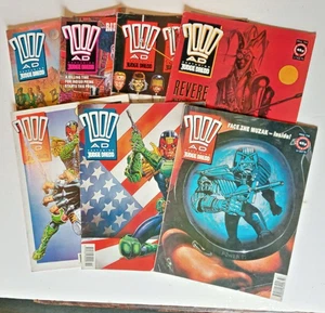 2000 AD 7 x magazines 1991 progs 734 - 735 & 738 + 744 - 745 & 747 -748 - Bild 1 von 8
