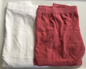 Fruit of the Loom Briefs Size 12 Granny Panties 2 Pair Lot Solid Colors Cotton - Picture 1 of 7