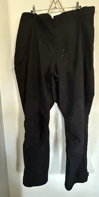 Cabelas Gore Tex Pac-Lite Rainy River Shell Pants Men’s Size  XL Tall Black - Image 1 of 4